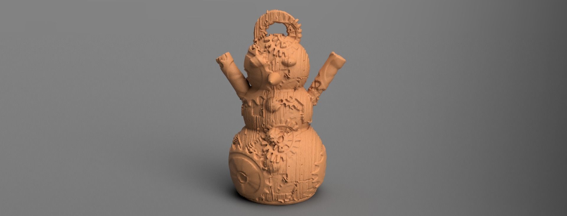 bonhomme de neige X75    3Dprint  3D print model_106