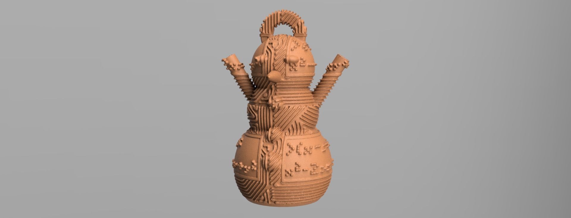 bonhomme de neige X75    3Dprint  3D print model_24