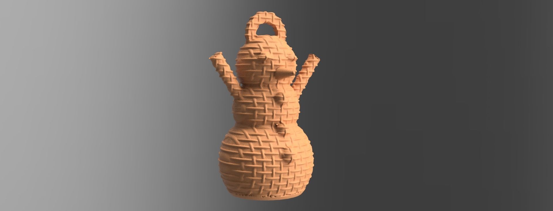 bonhomme de neige X75    3Dprint  3D print model_53