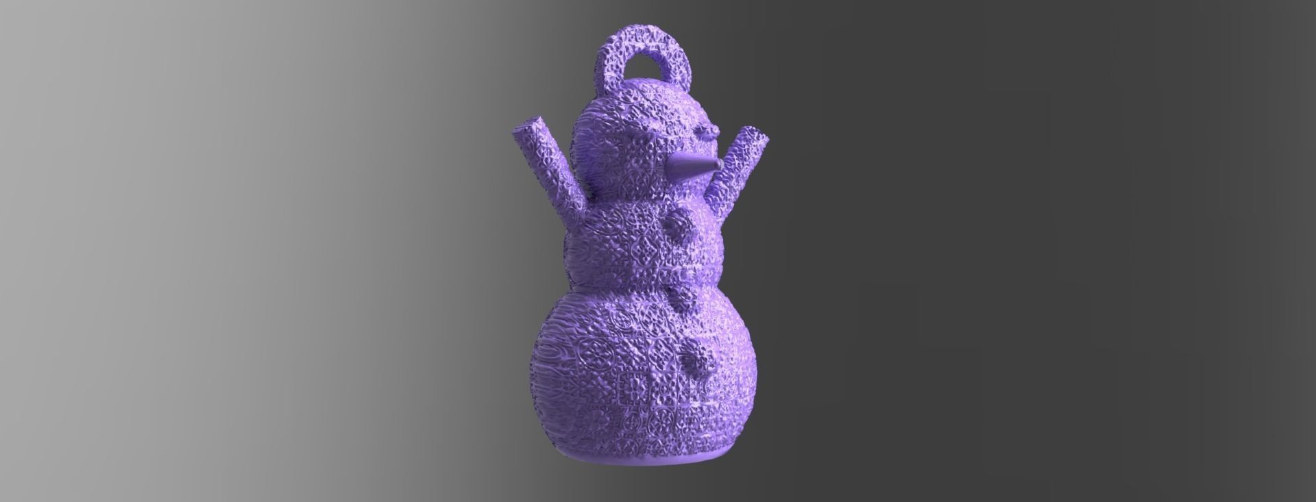 bonhomme de neige X75    3Dprint  3D print model_94