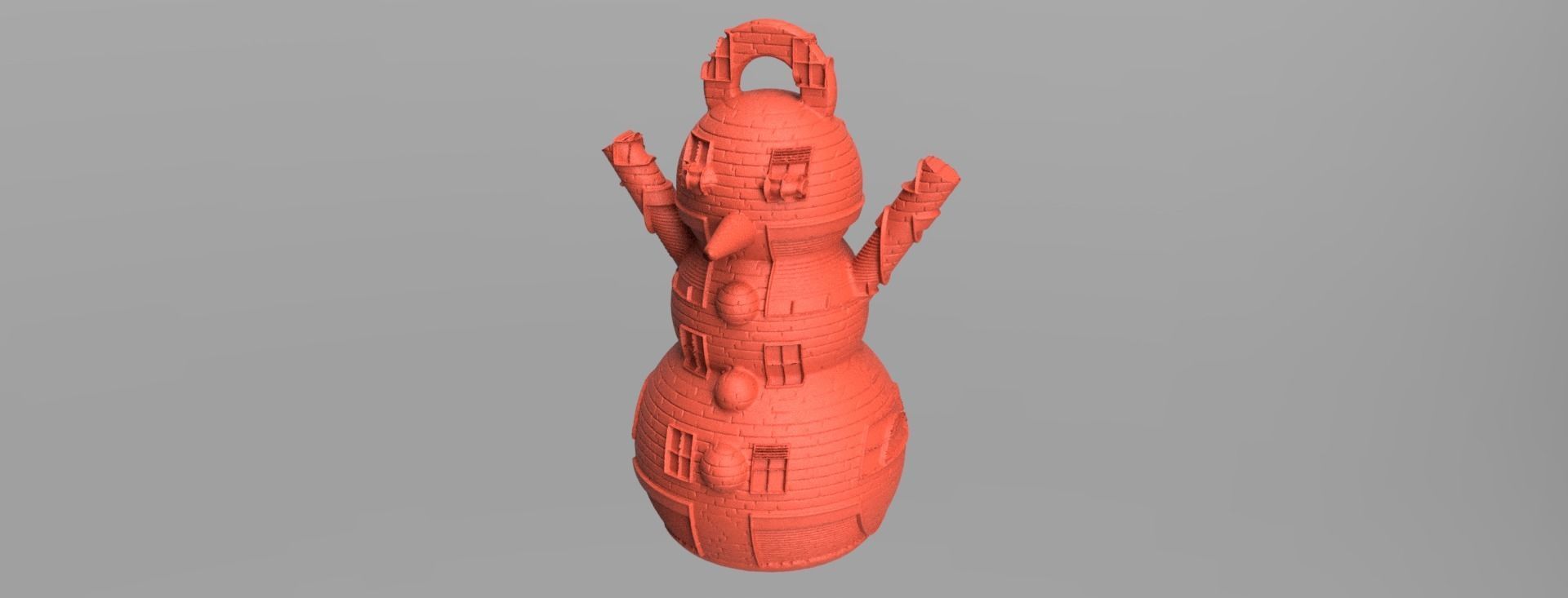 bonhomme de neige X75    3Dprint  3D print model_71