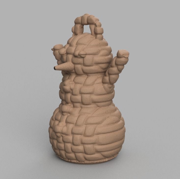 bonhomme de neige X75    3Dprint  3D print model_47