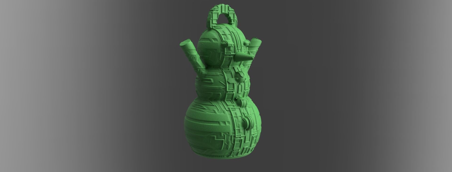 bonhomme de neige X75    3Dprint  3D print model_113