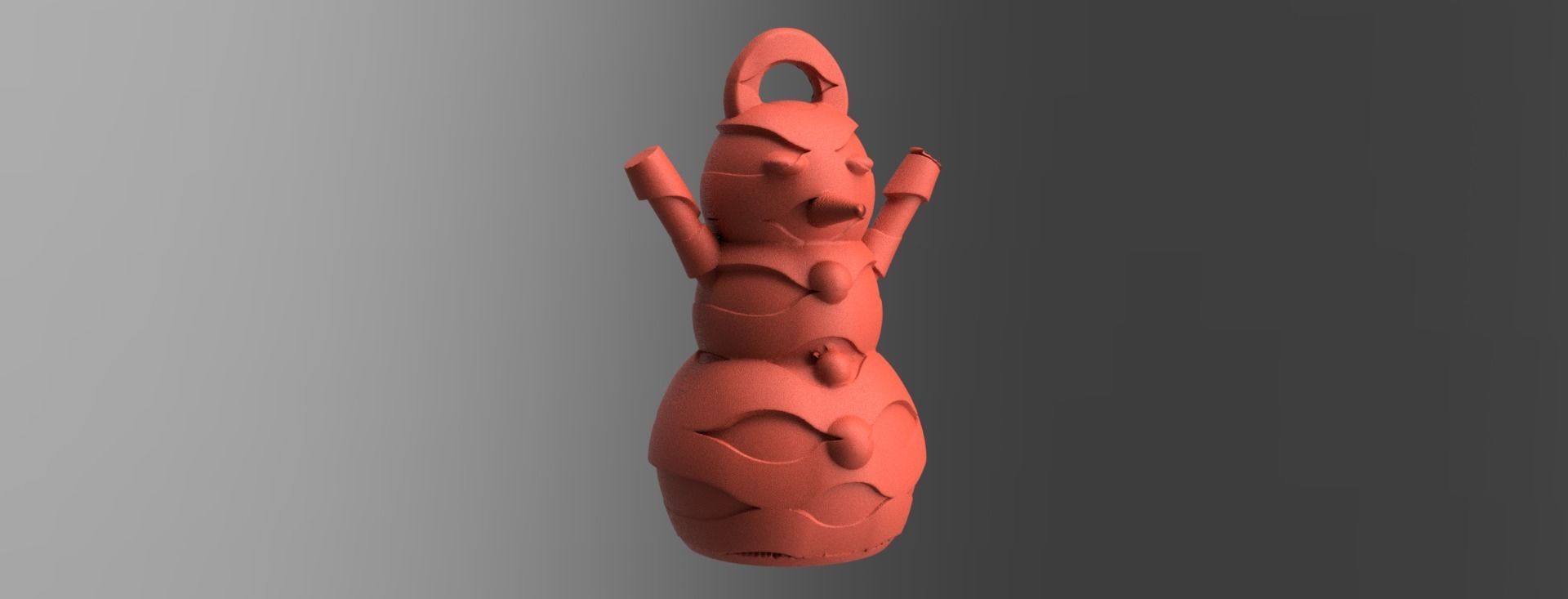 bonhomme de neige X75    3Dprint  3D print model_72