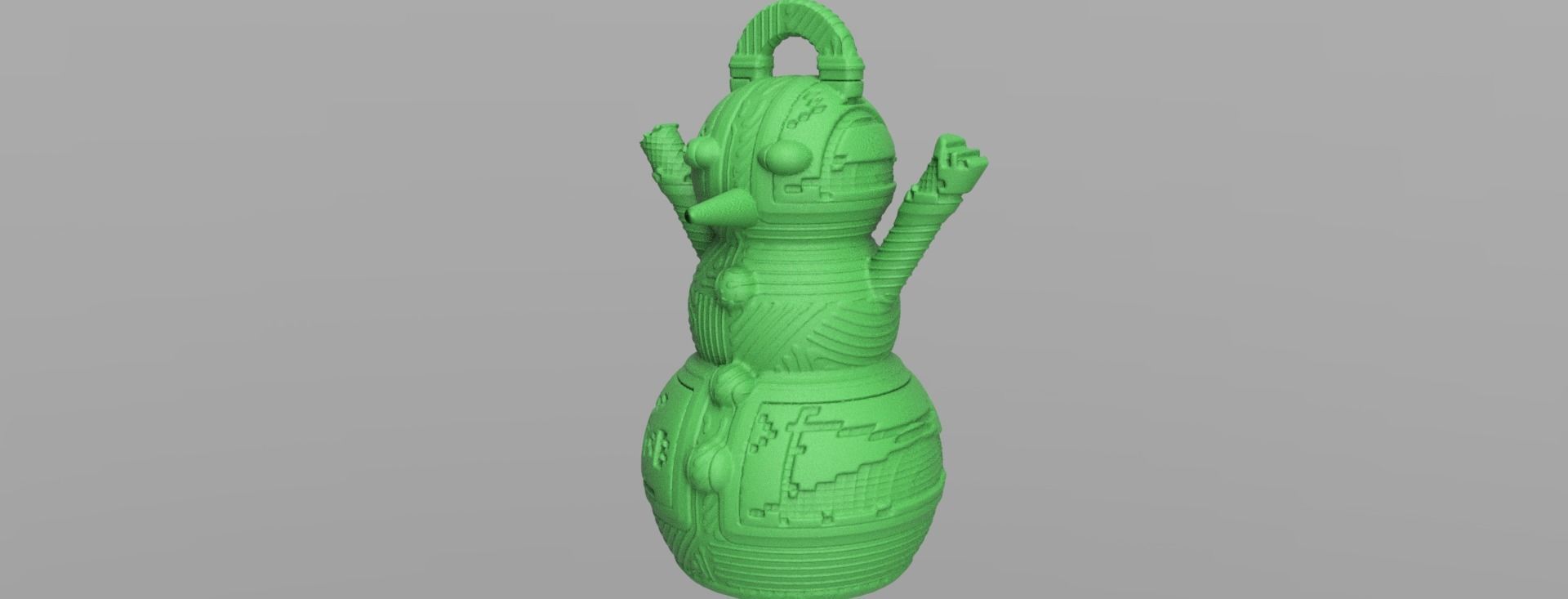 bonhomme de neige X75    3Dprint  3D print model_27