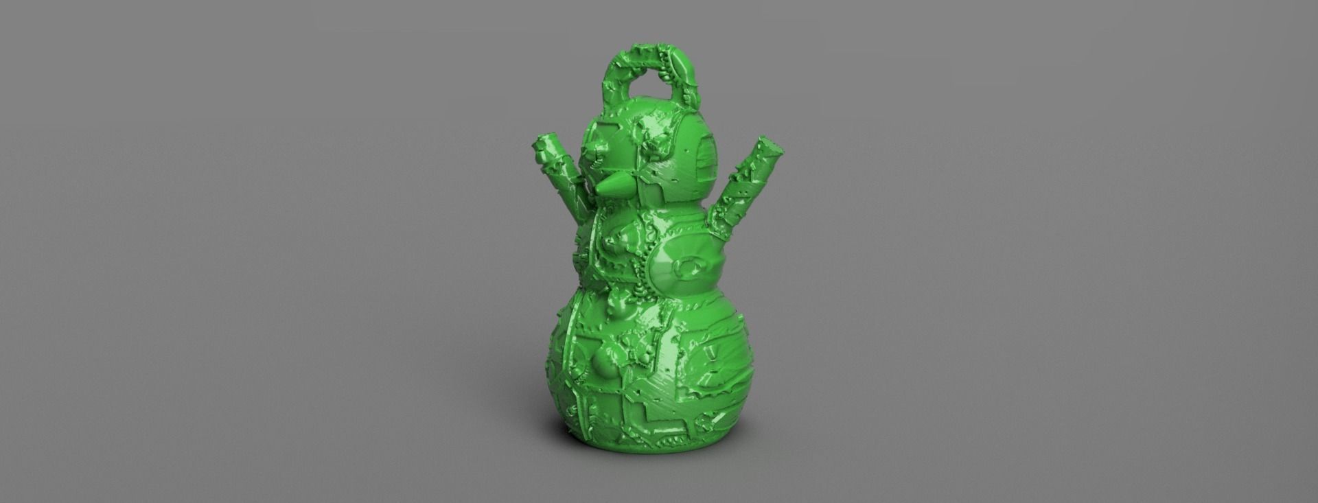 bonhomme de neige X75    3Dprint  3D print model_57