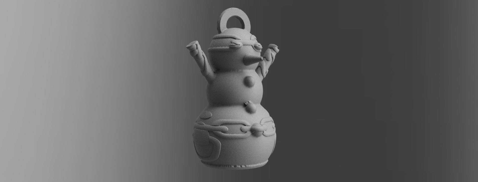 bonhomme de neige X75    3Dprint  3D print model_95