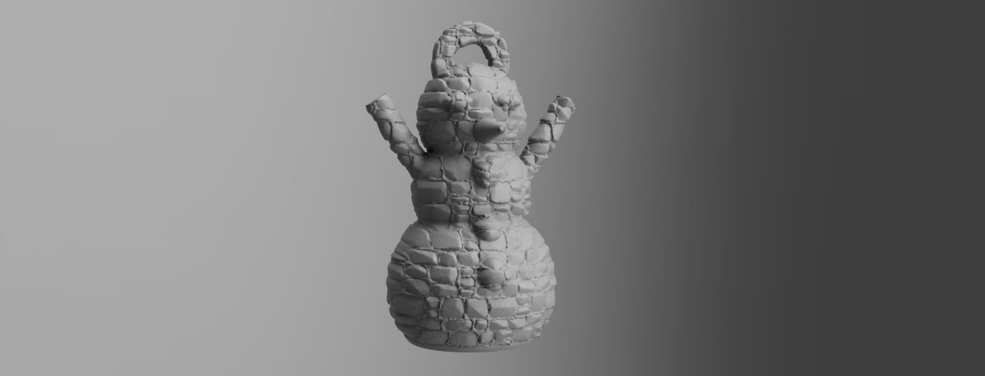 bonhomme de neige X75    3Dprint  3D print model_61