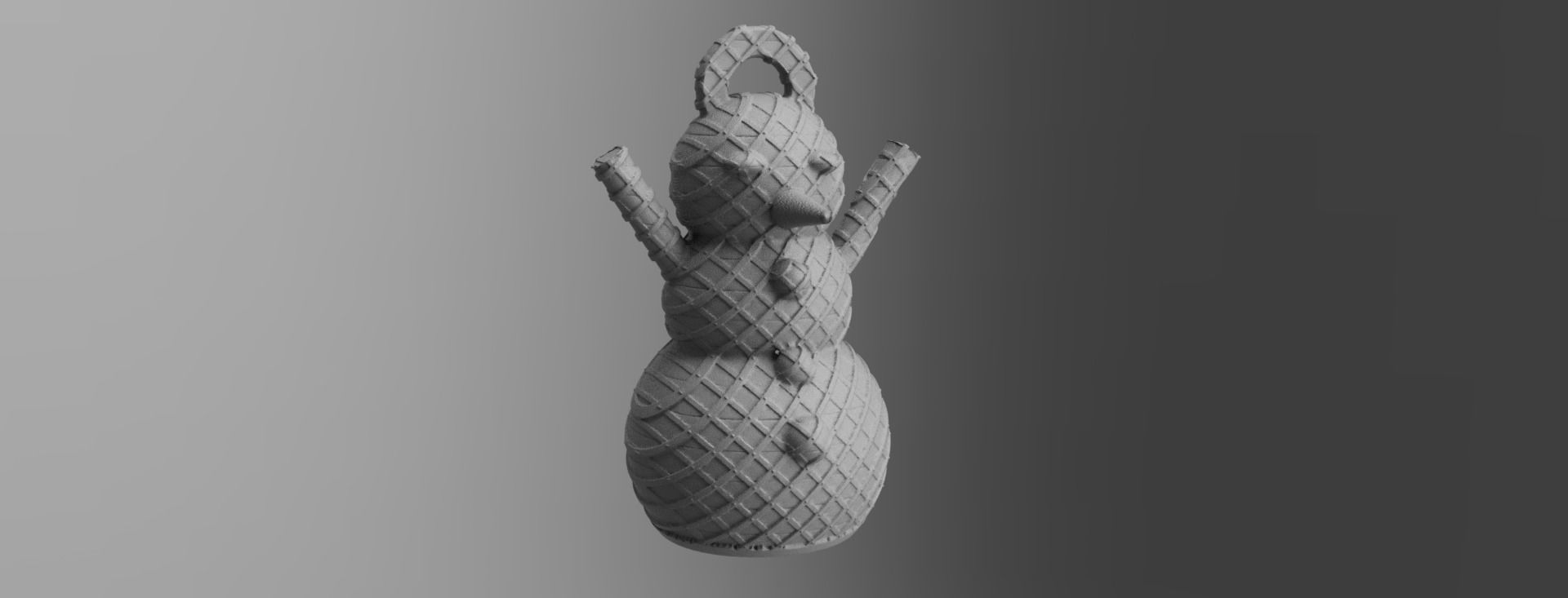bonhomme de neige X75    3Dprint  3D print model_52