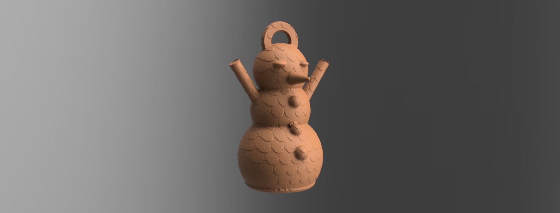 bonhomme de neige X75    3Dprint  3D print model_100