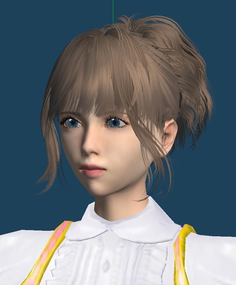 Unity Humanoid Model Female 030 Free 3D model_10