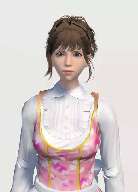 Unity Humanoid Model Female 030 Free 3D model_0