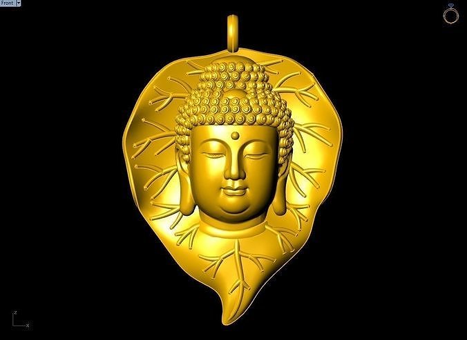 Amitabha Buddha Pendant - Adida Buddha pendant 3D print model