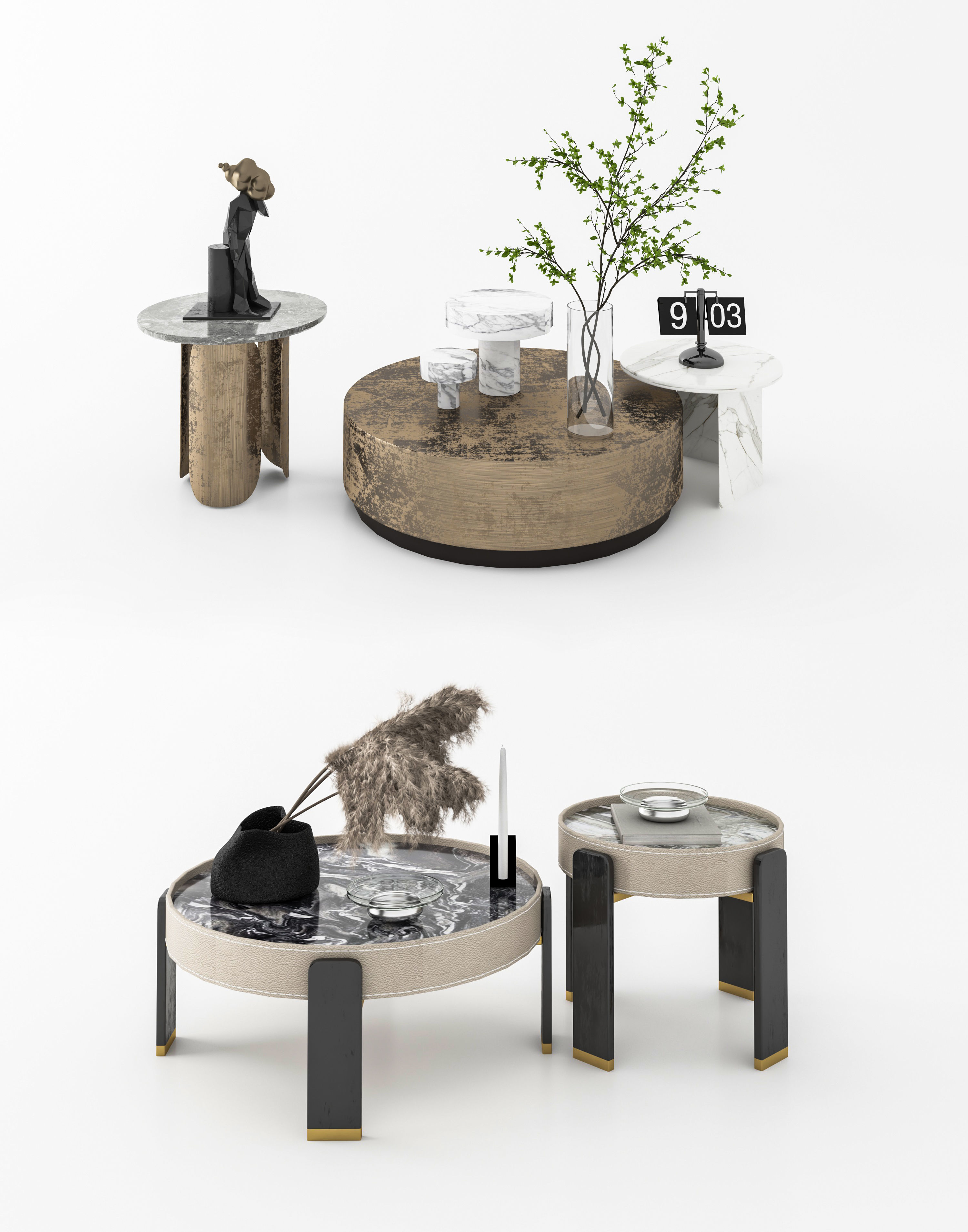 Modern tea table combination