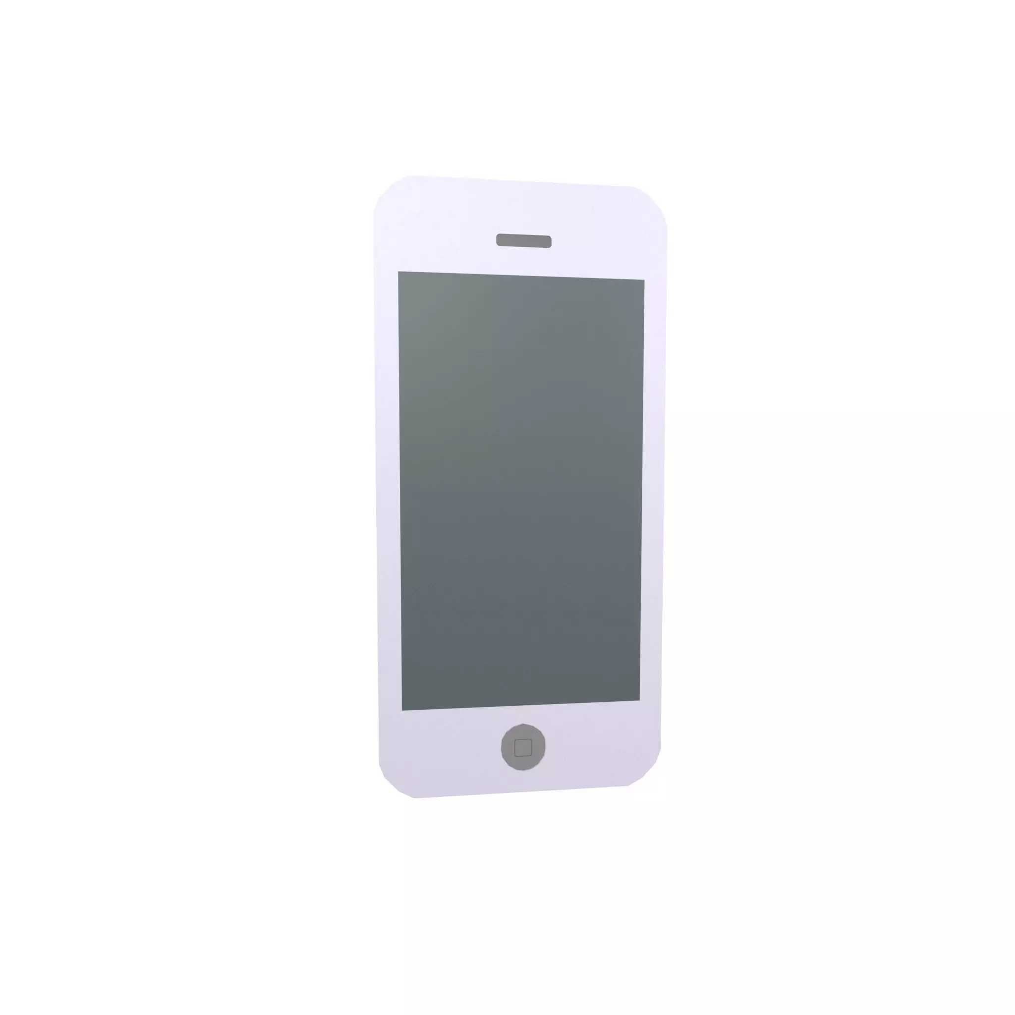 Cartoon Iphone v1 005 Low-poly 3D model_0