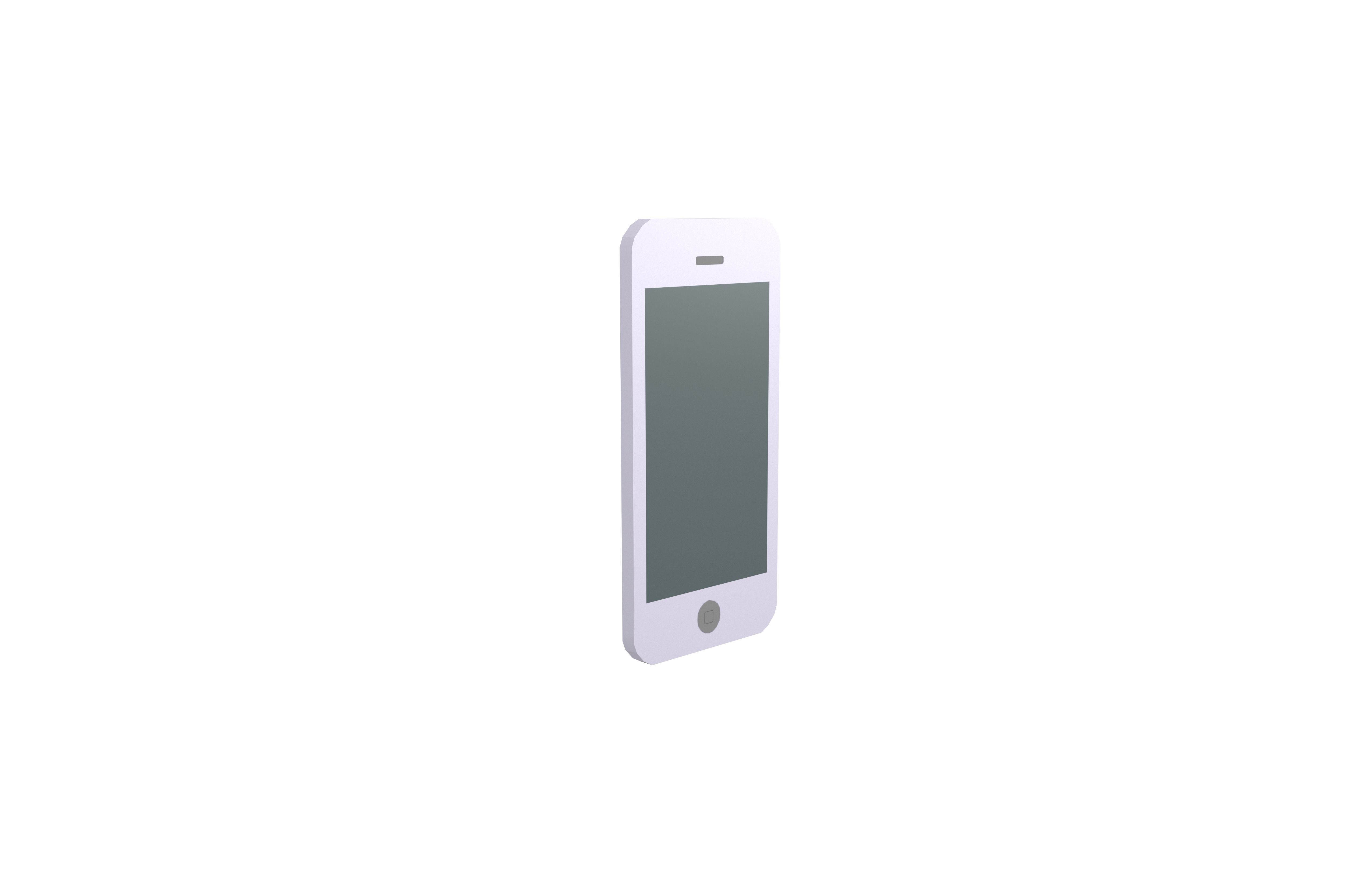Cartoon Iphone v1 005 Low-poly 3D model_3