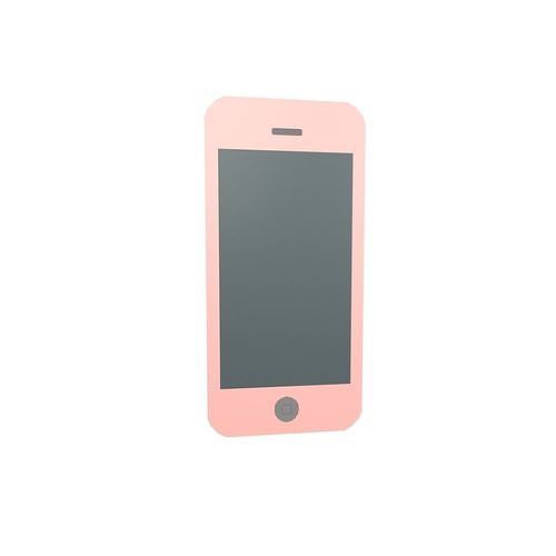 Cartoon Iphone v1 007 Low-poly 3D model