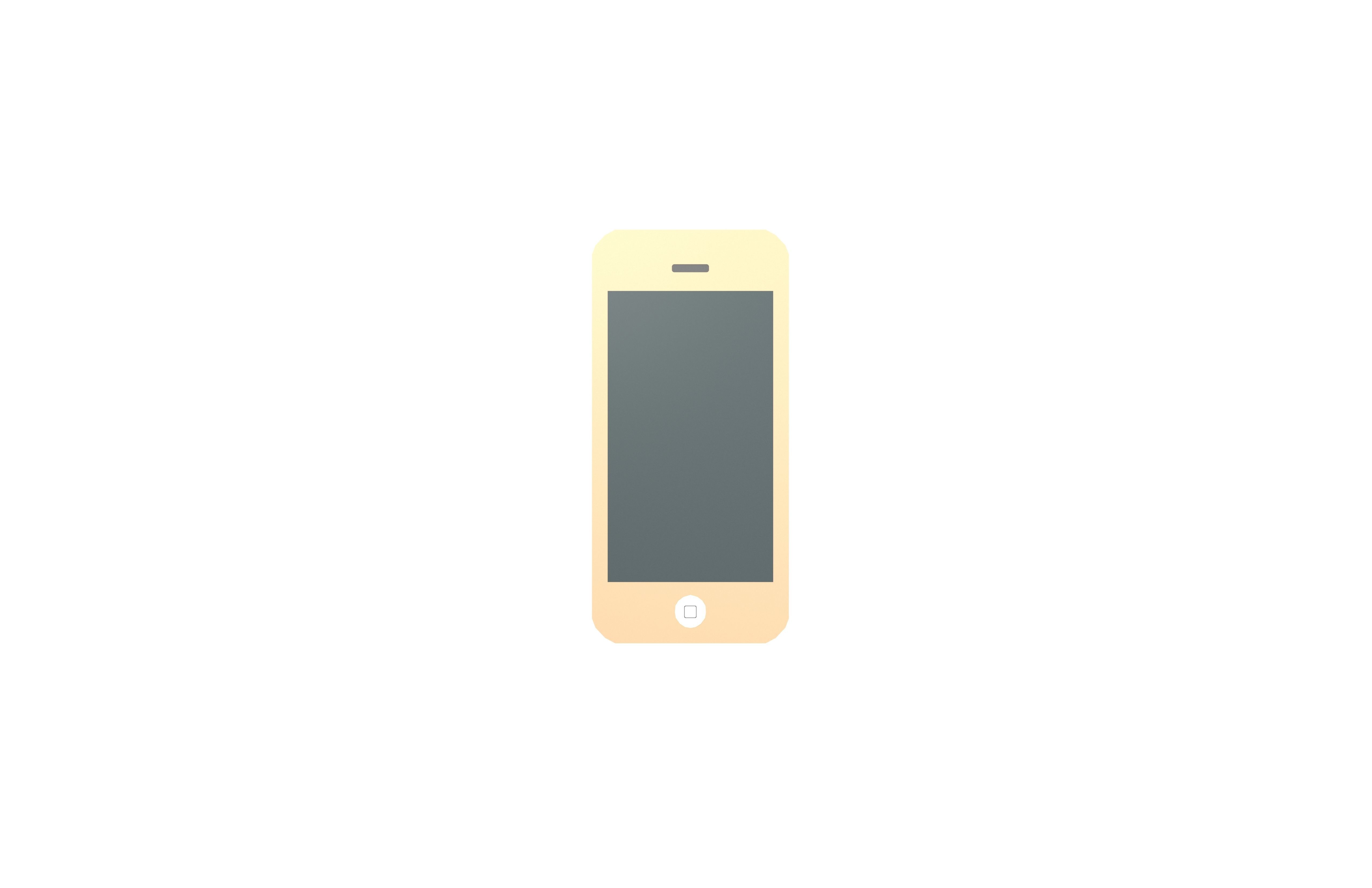 Cartoon Iphone v1 008 Low-poly 3D model_1
