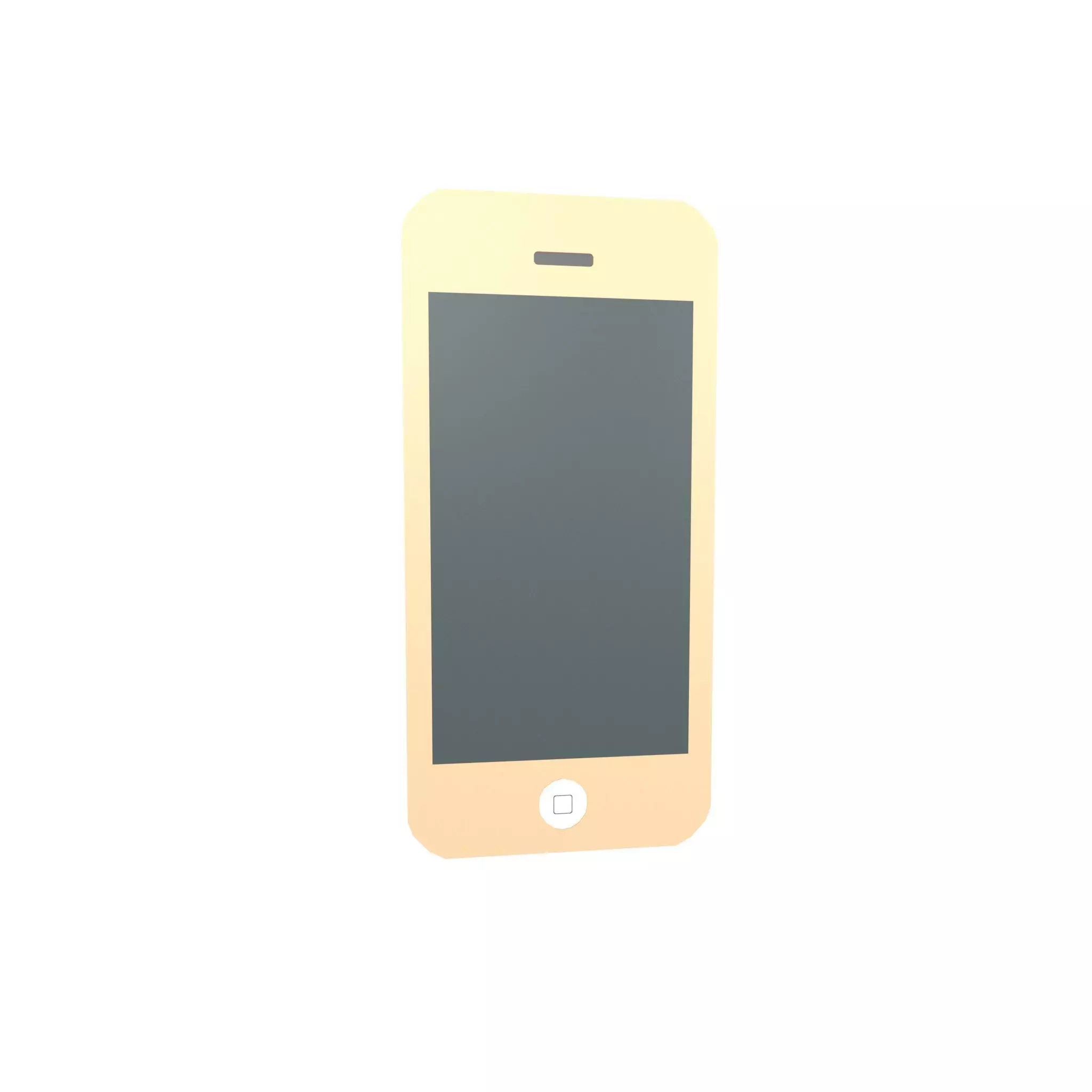 Cartoon Iphone v1 008 Low-poly 3D model_0
