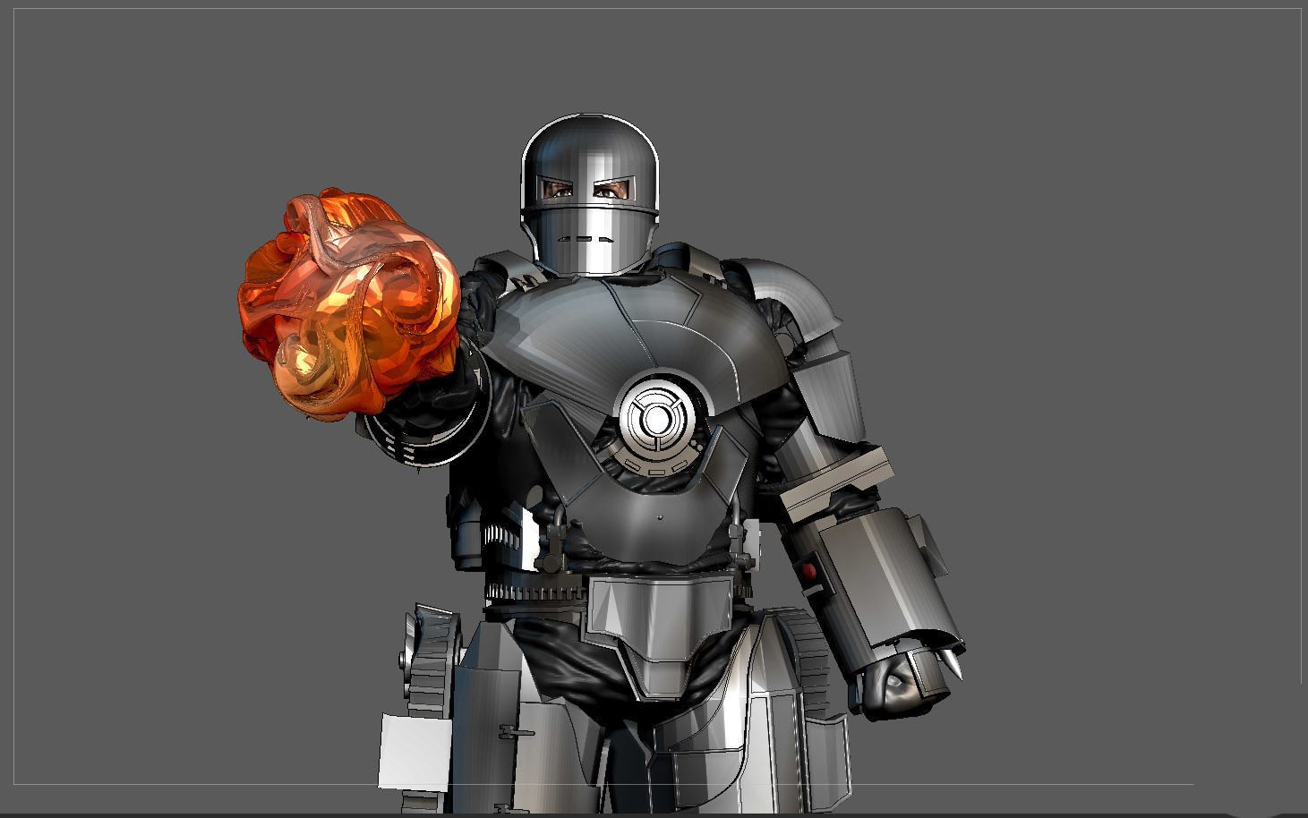 MK1 IRONMAN MCU MARVEL AVENGERS TONY STARK 3D PRINT 3D print model_5