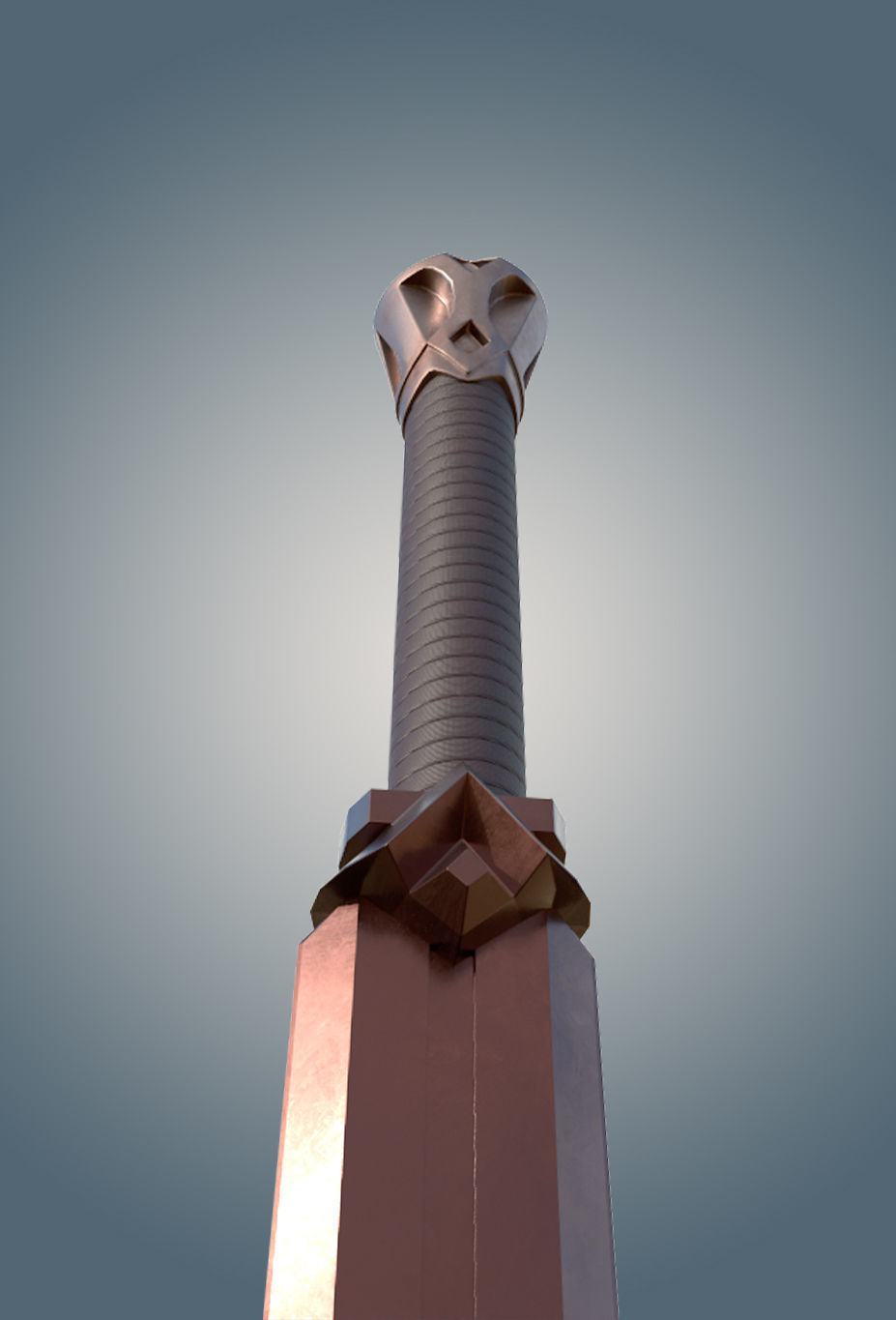 BALIN MACE SWORD 3D model_3