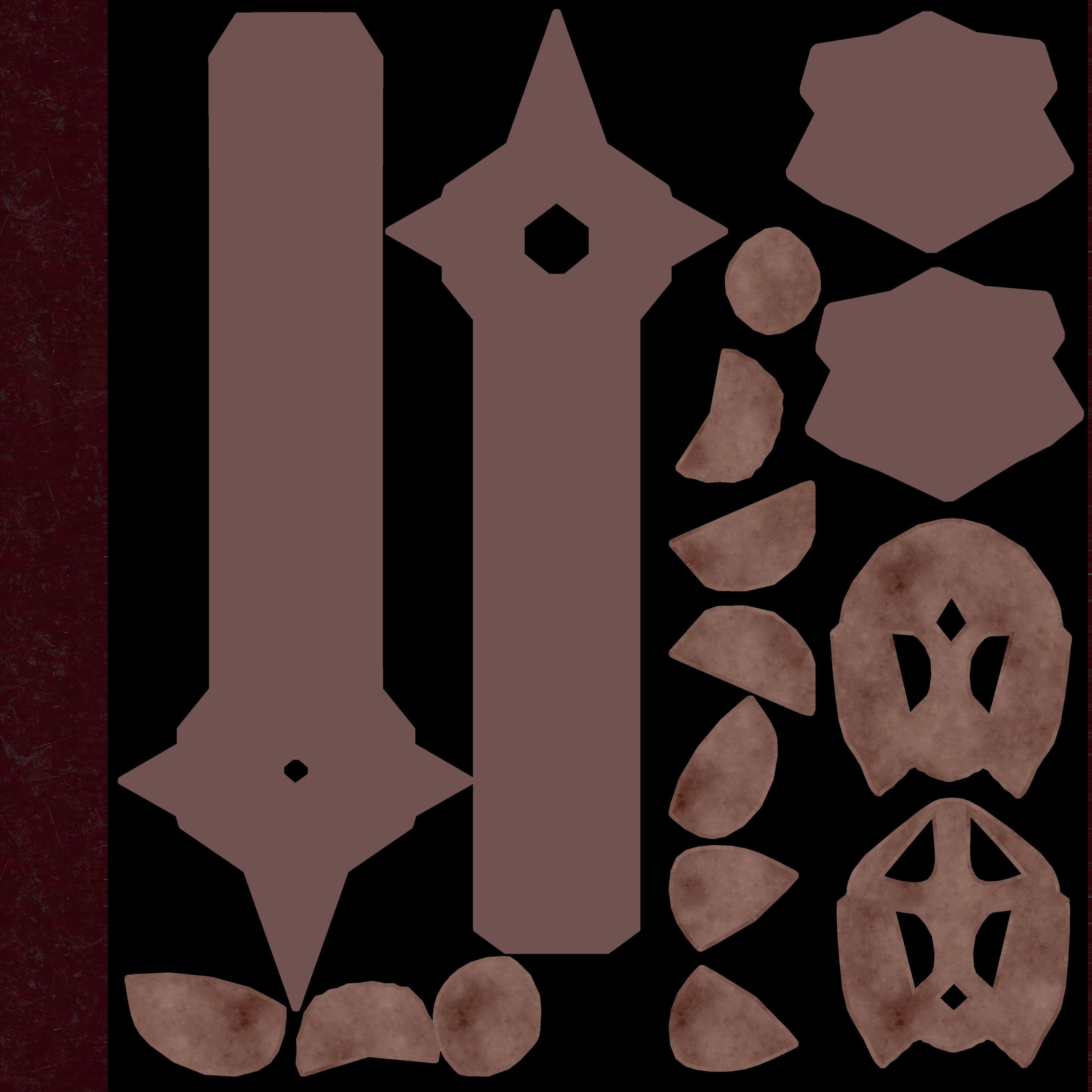 BALIN MACE SWORD 3D model_11