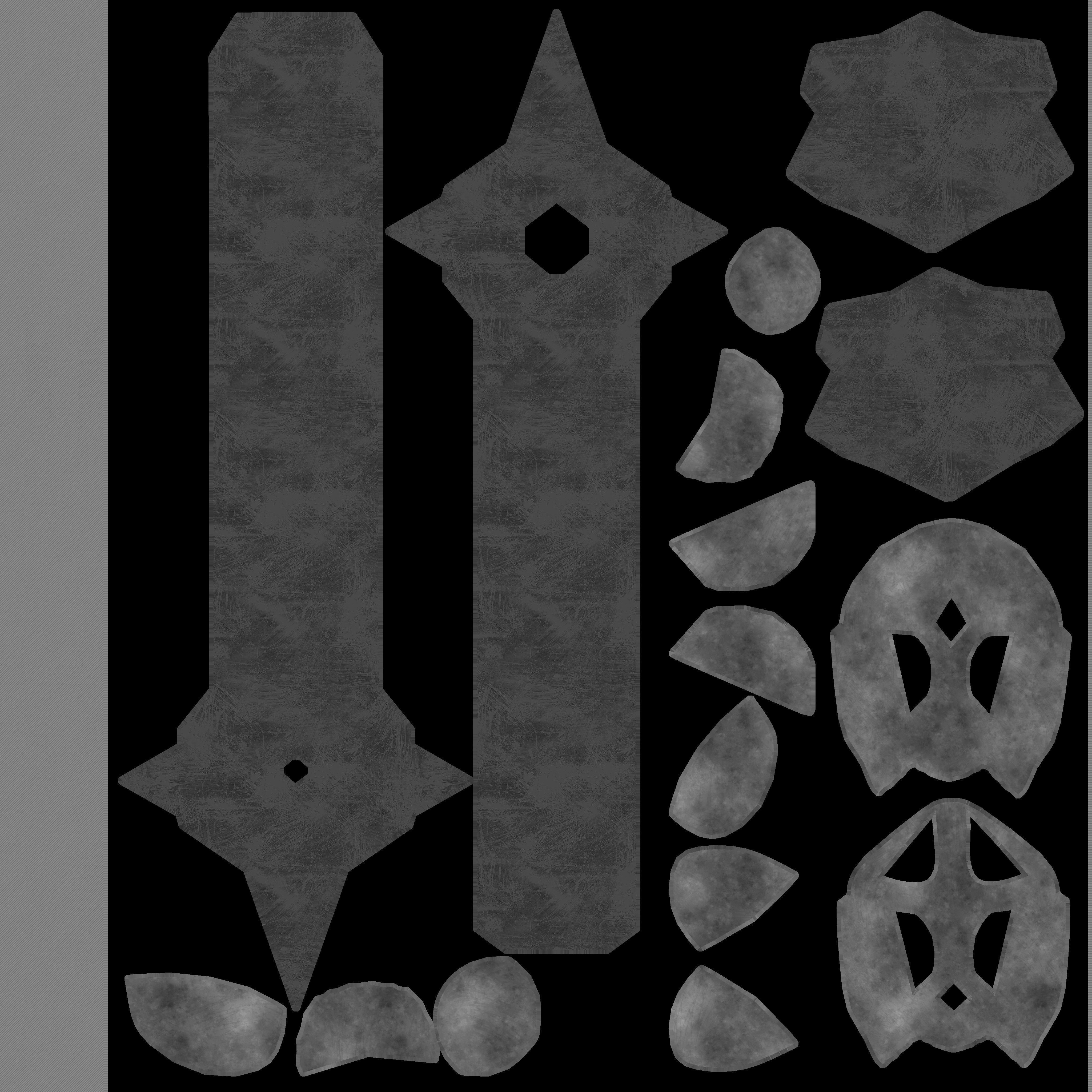 BALIN MACE SWORD 3D model_13