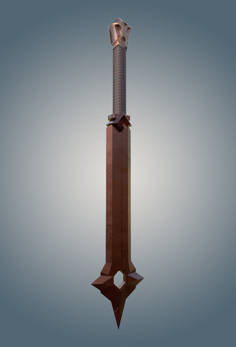BALIN MACE SWORD 3D model_5