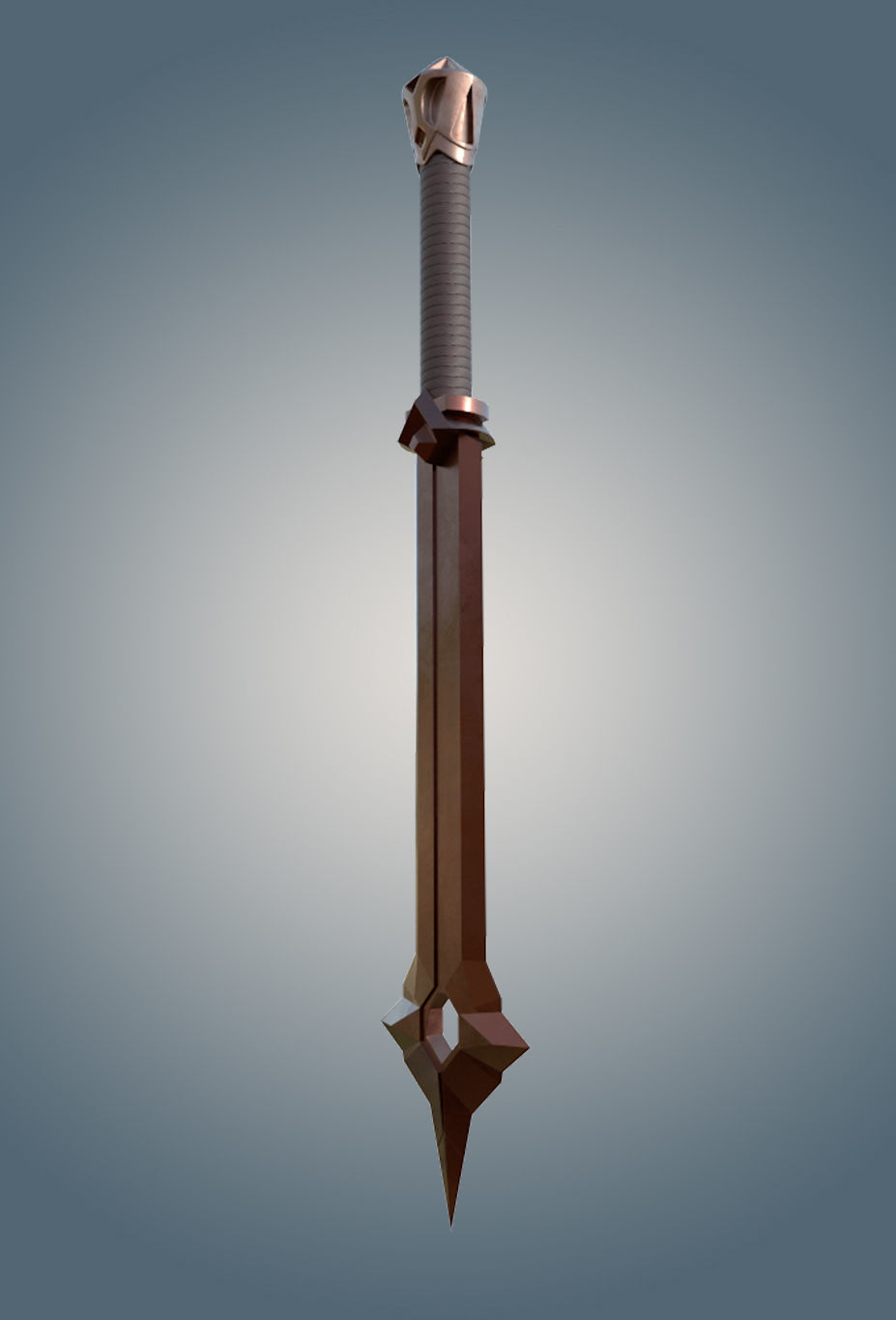 BALIN MACE SWORD 3D model_6