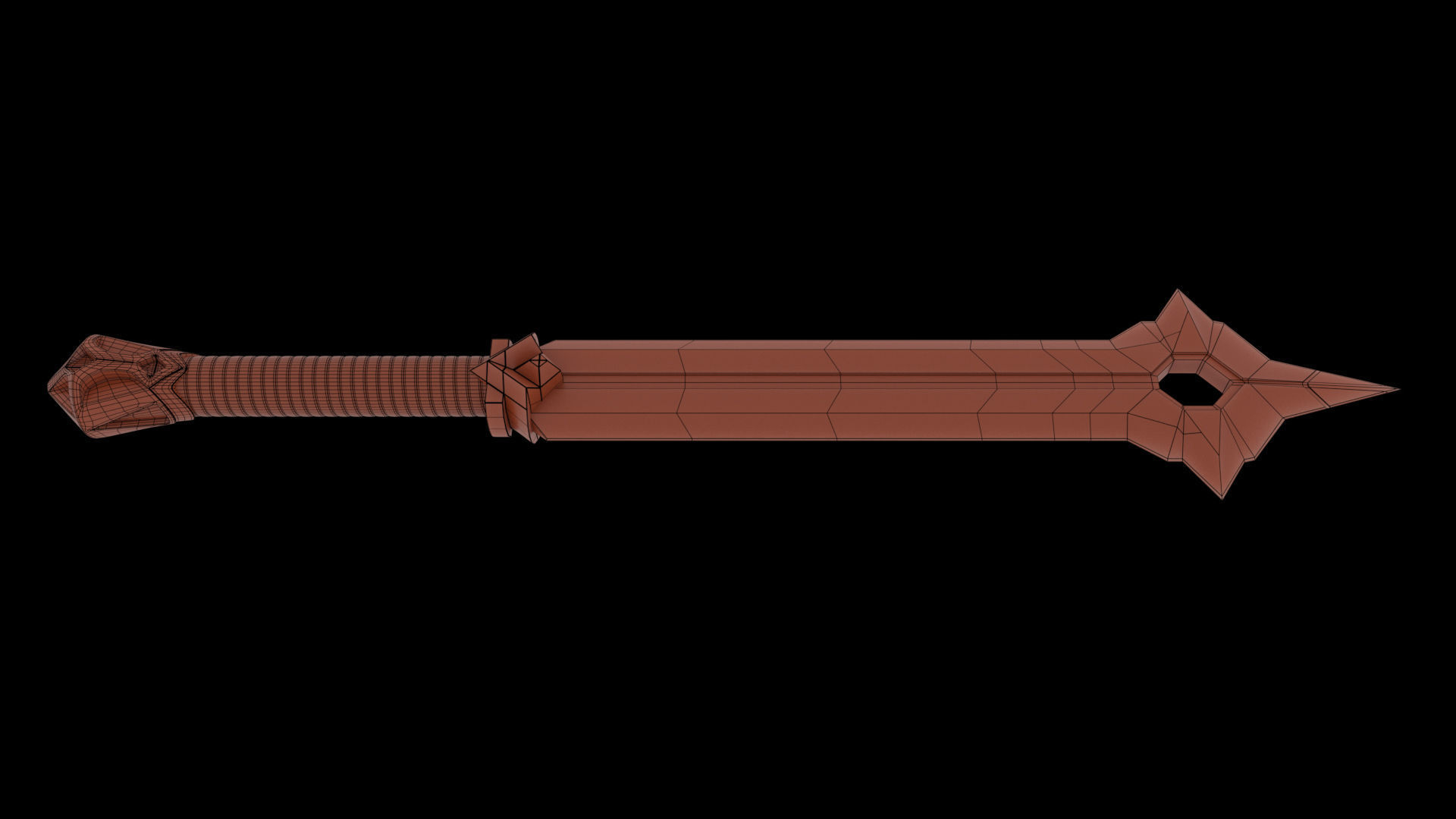 BALIN MACE SWORD 3D model_9