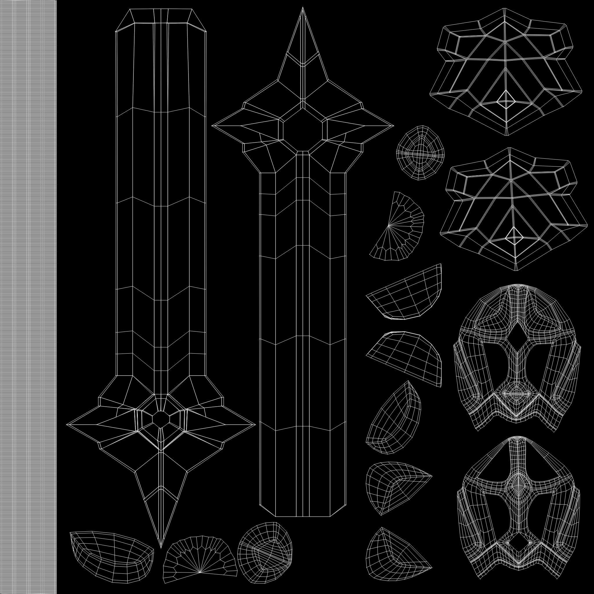 BALIN MACE SWORD 3D model_10