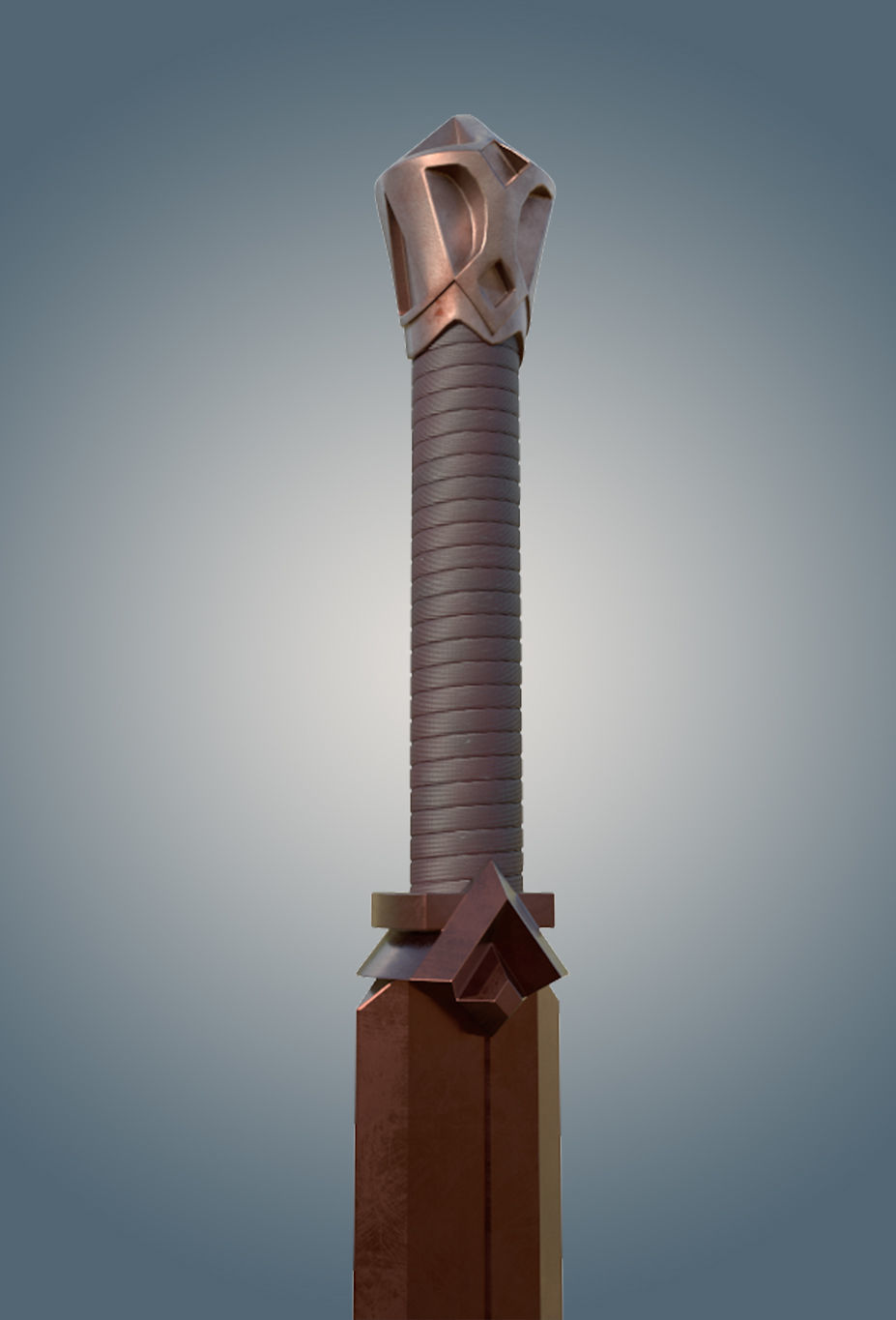 BALIN MACE SWORD 3D model_4
