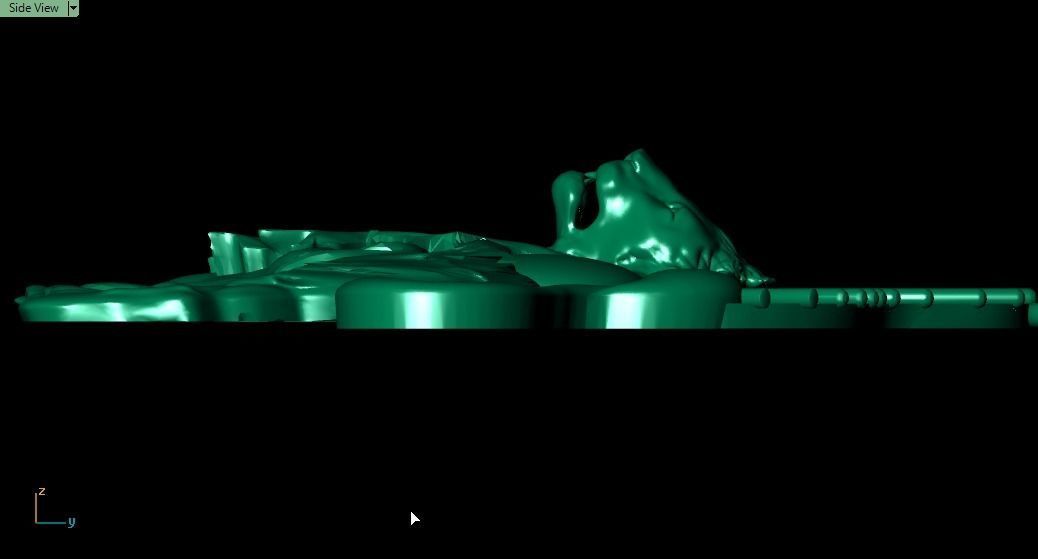 Lion pendant02 3D print model_28