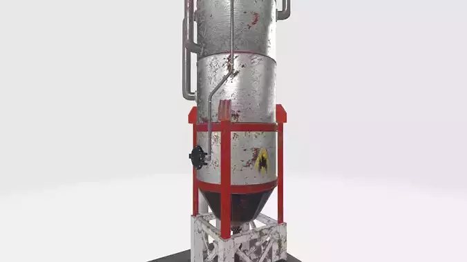 Big Industrial Cylinder 3D model