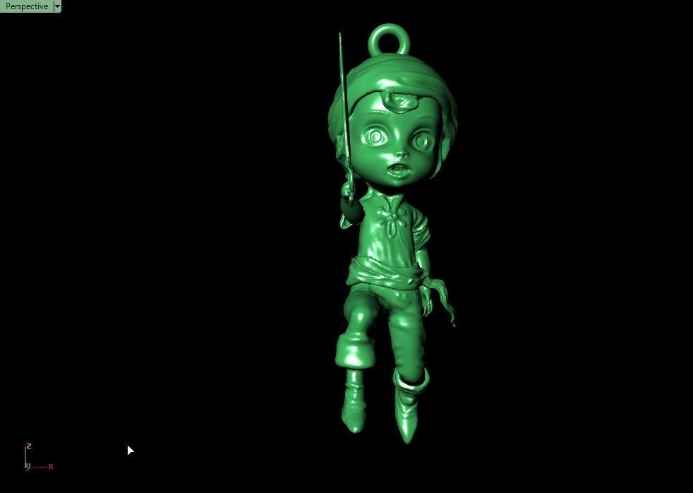 Little magic magerit boy 3D print model_13