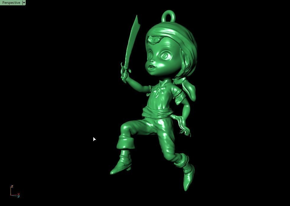 Little magic magerit boy 3D print model_12