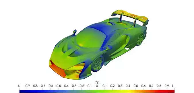 Mclaren Senna solid for CFD or 3D printing 3D model