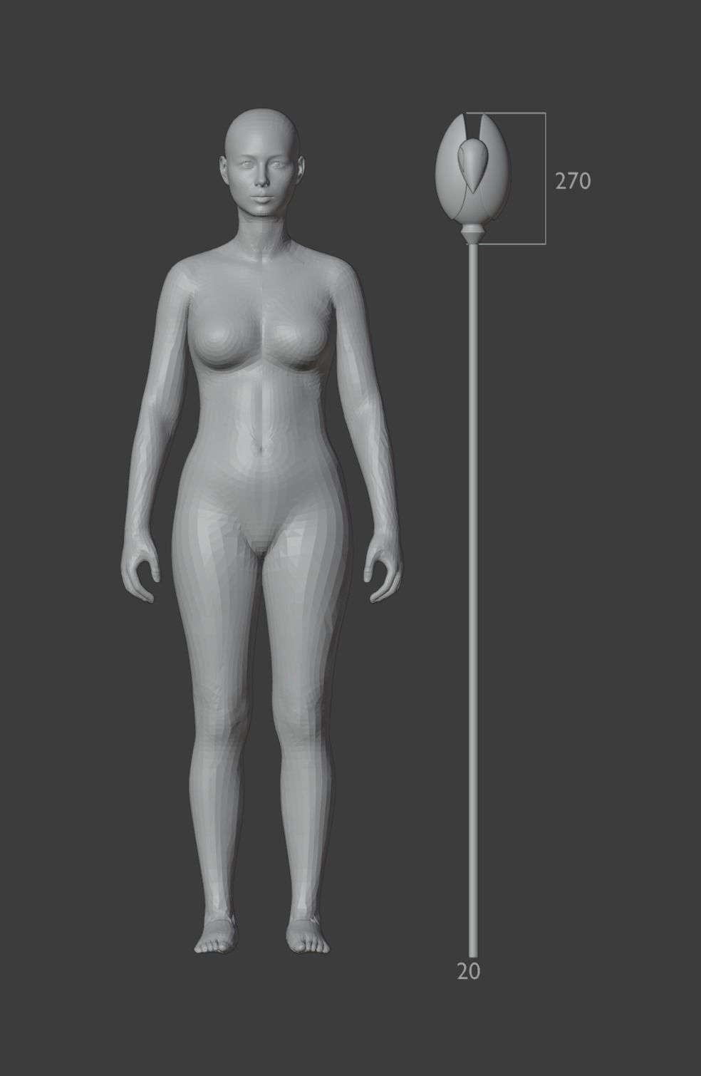 THE OWL HOUSE STAFF COSPLAY Lilith Clawthorne  palisman 3D print model_2