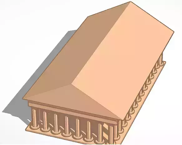 temple of Zeus Free 3D model