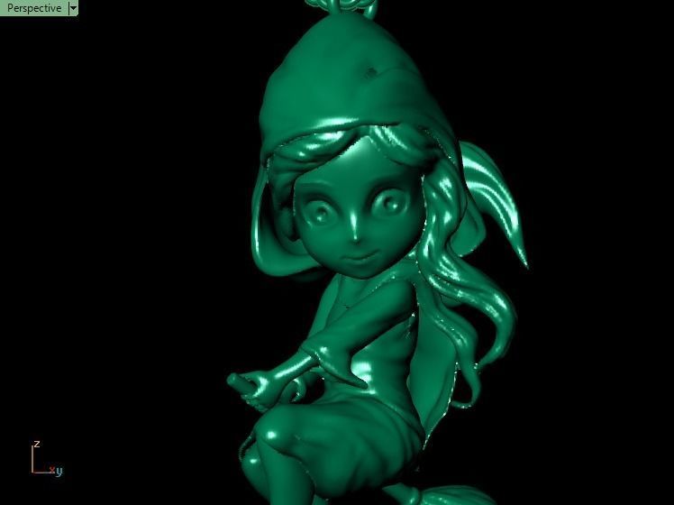 Little magic magerit pendant 3D print model_11