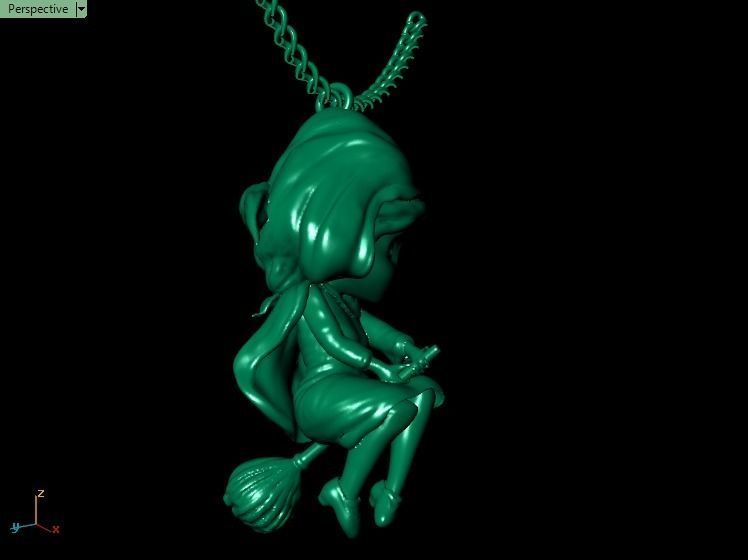 Little magic magerit pendant 3D print model_9