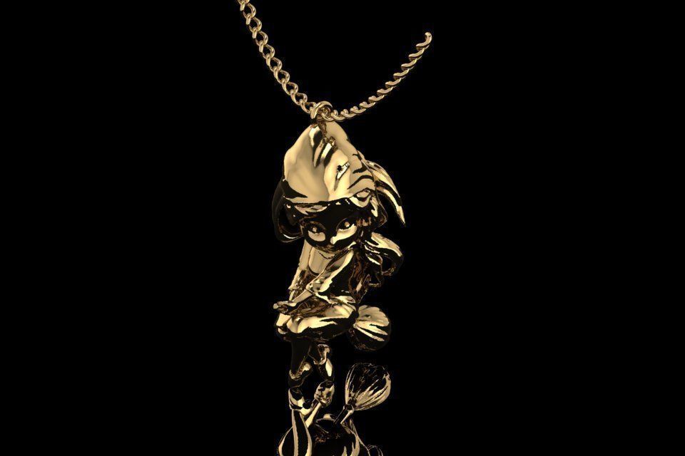 Little magic magerit pendant 3D print model_12