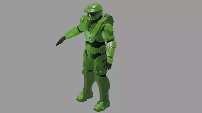 HALO Masterchief 3D Model