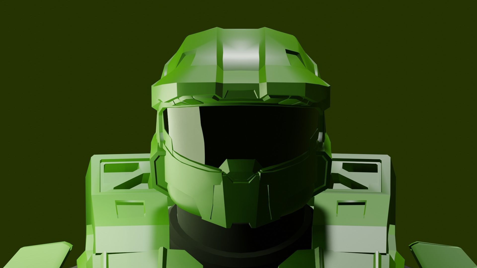 HALO Masterchief 3D Model 3D model_2