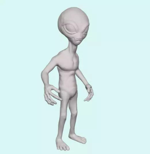 Alien Sculpt 3D print model_0
