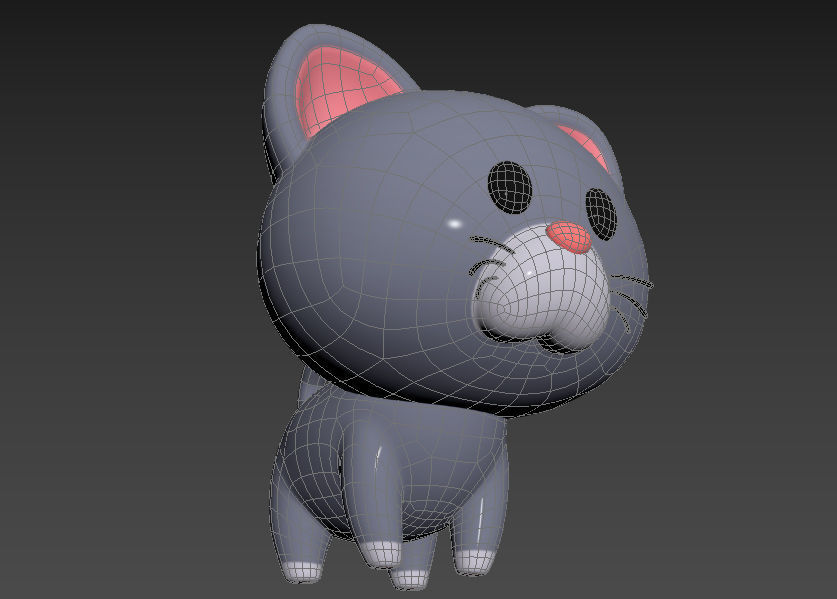 Character027 Cat 3D model_13