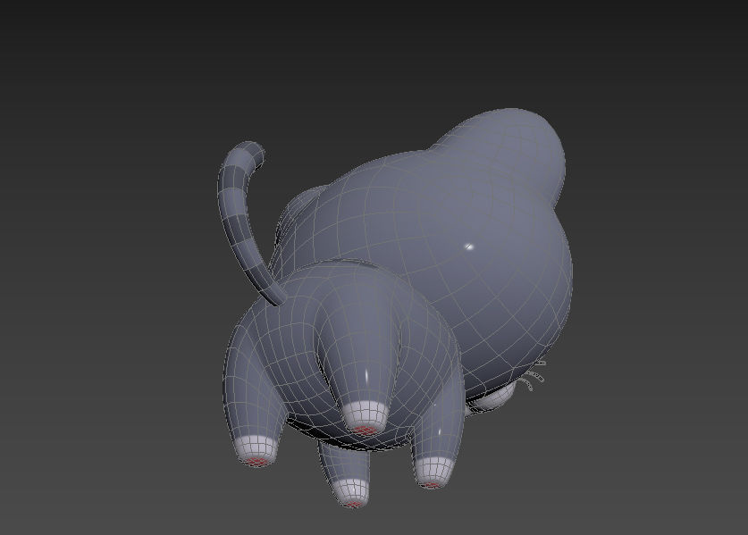 Character027 Cat 3D model_15
