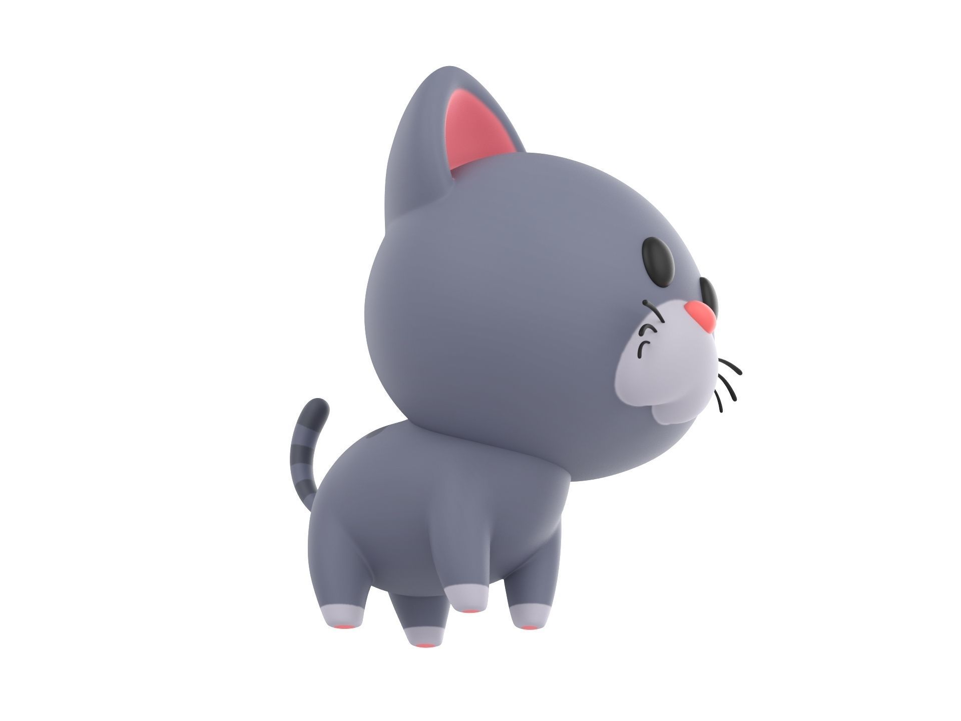 Character027 Cat 3D model_2