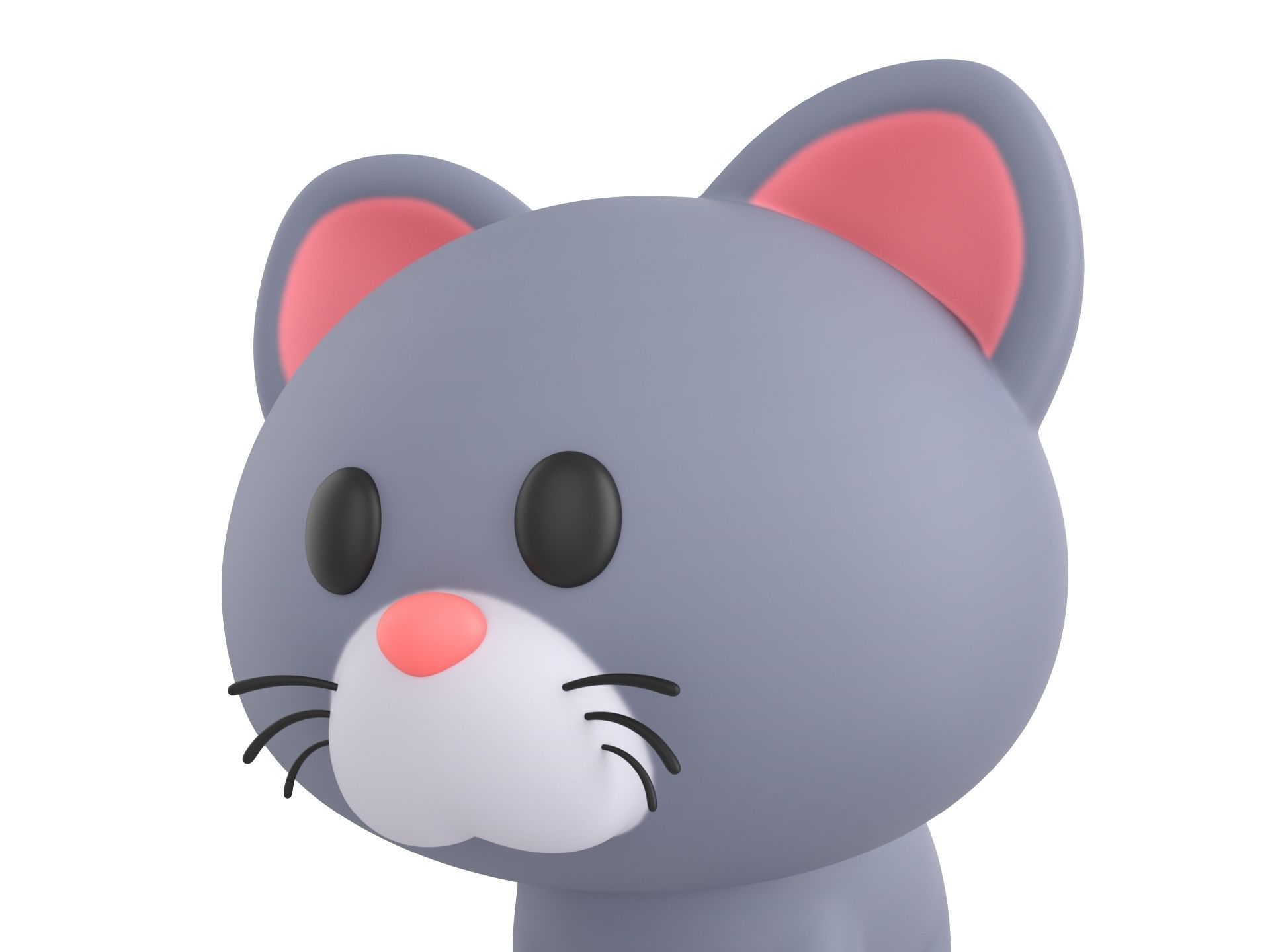 Character027 Cat 3D model_8
