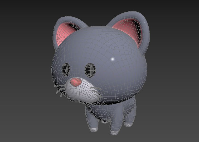 Character027 Cat 3D model_11